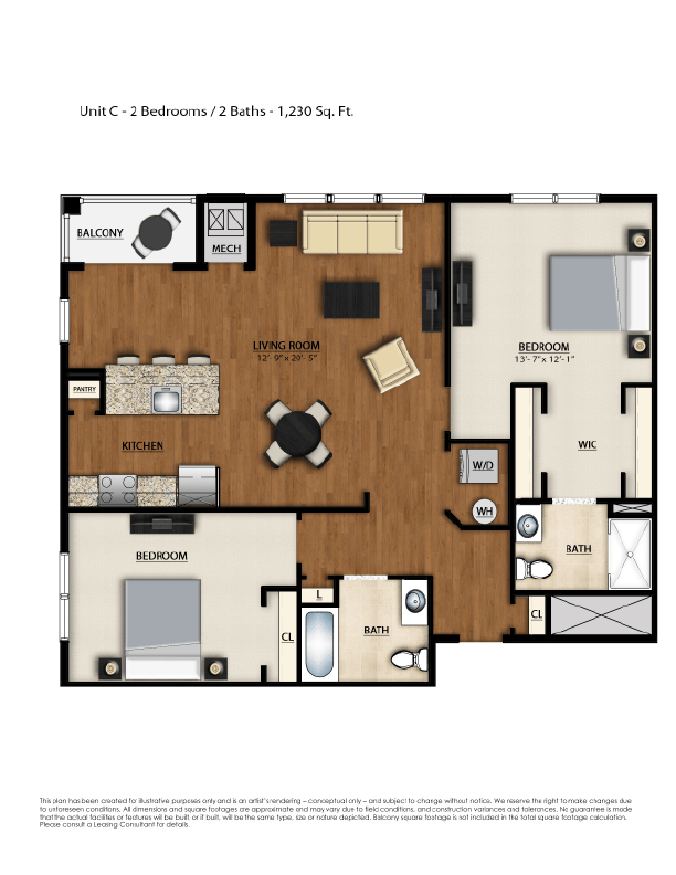 C floor plan