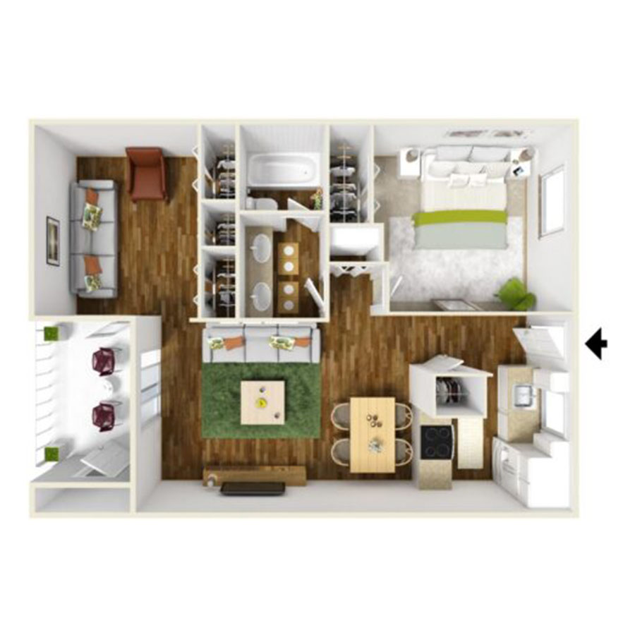 Verrazano I floor plan