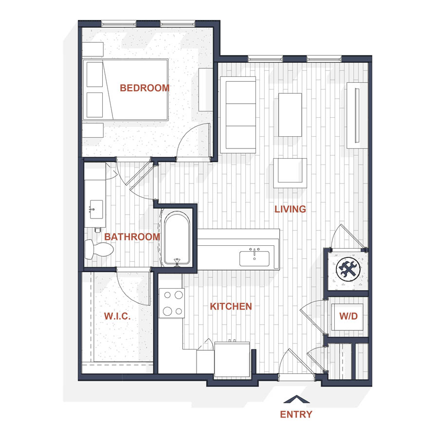 1 Bedroom Apartment – 2830 Macedonia Rd #8309, Powder Springs, GA