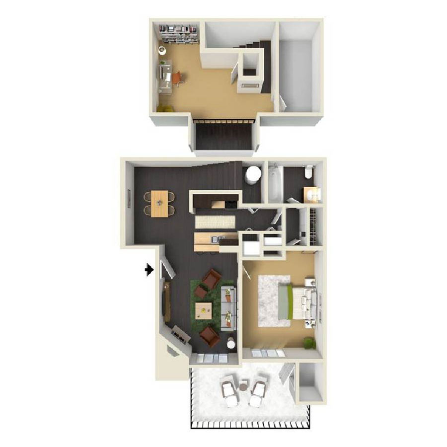A1B floor plan