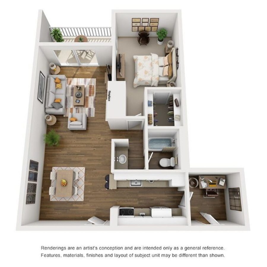 Kirkwood + Den floor plan