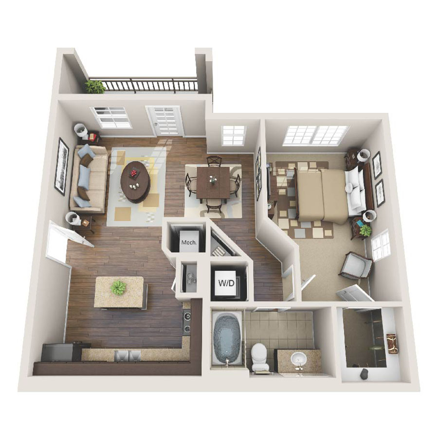 A2 floor plan