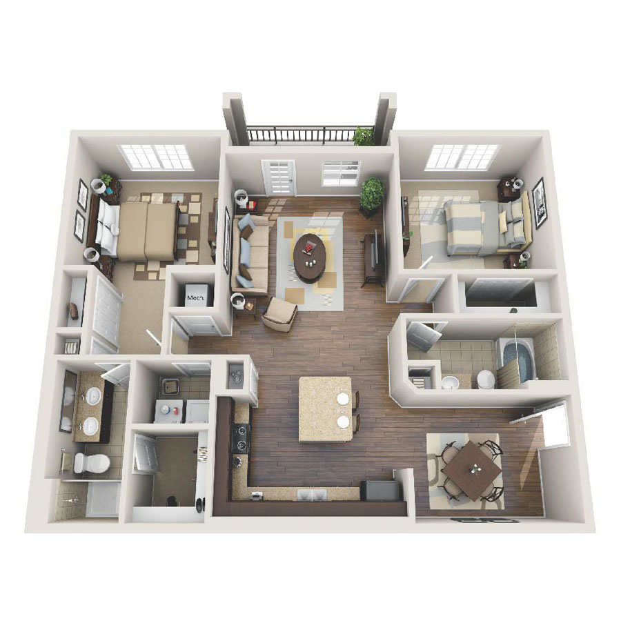 B2 floor plan