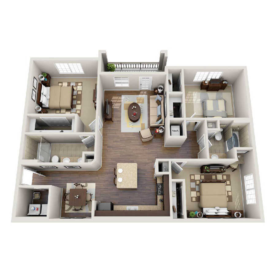 C1 floor plan