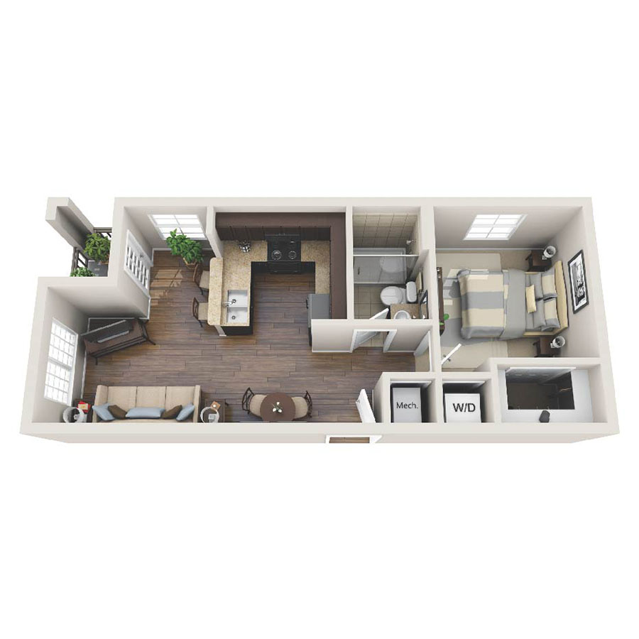 A1 floor plan