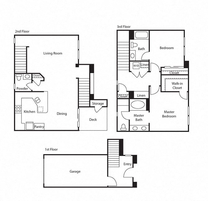 B3 2x2.5 floor plan