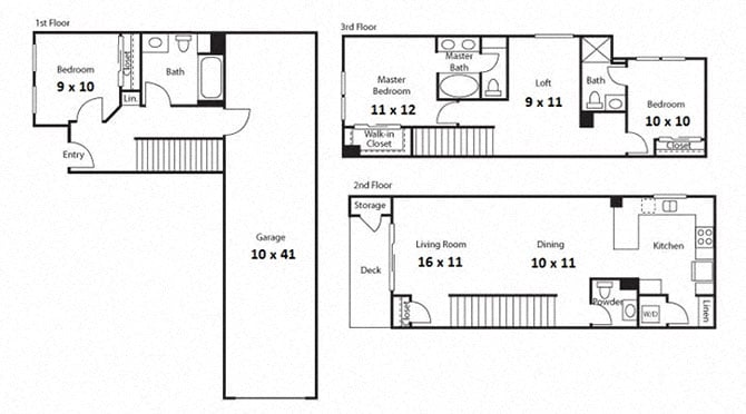 C4 3x3.5 Plus Loft floor plan