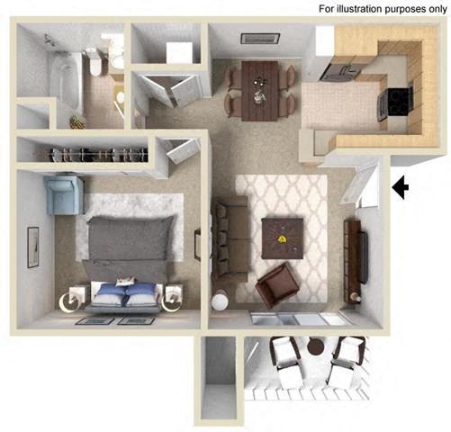Saint Auban floor plan