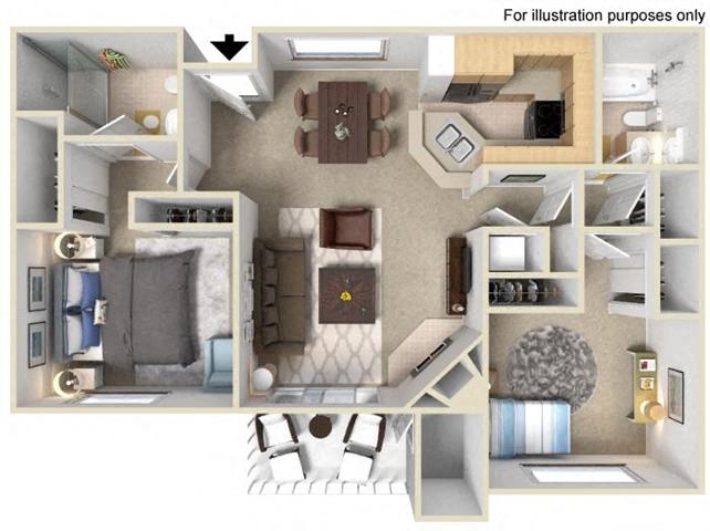 Saint Tropez floor plan