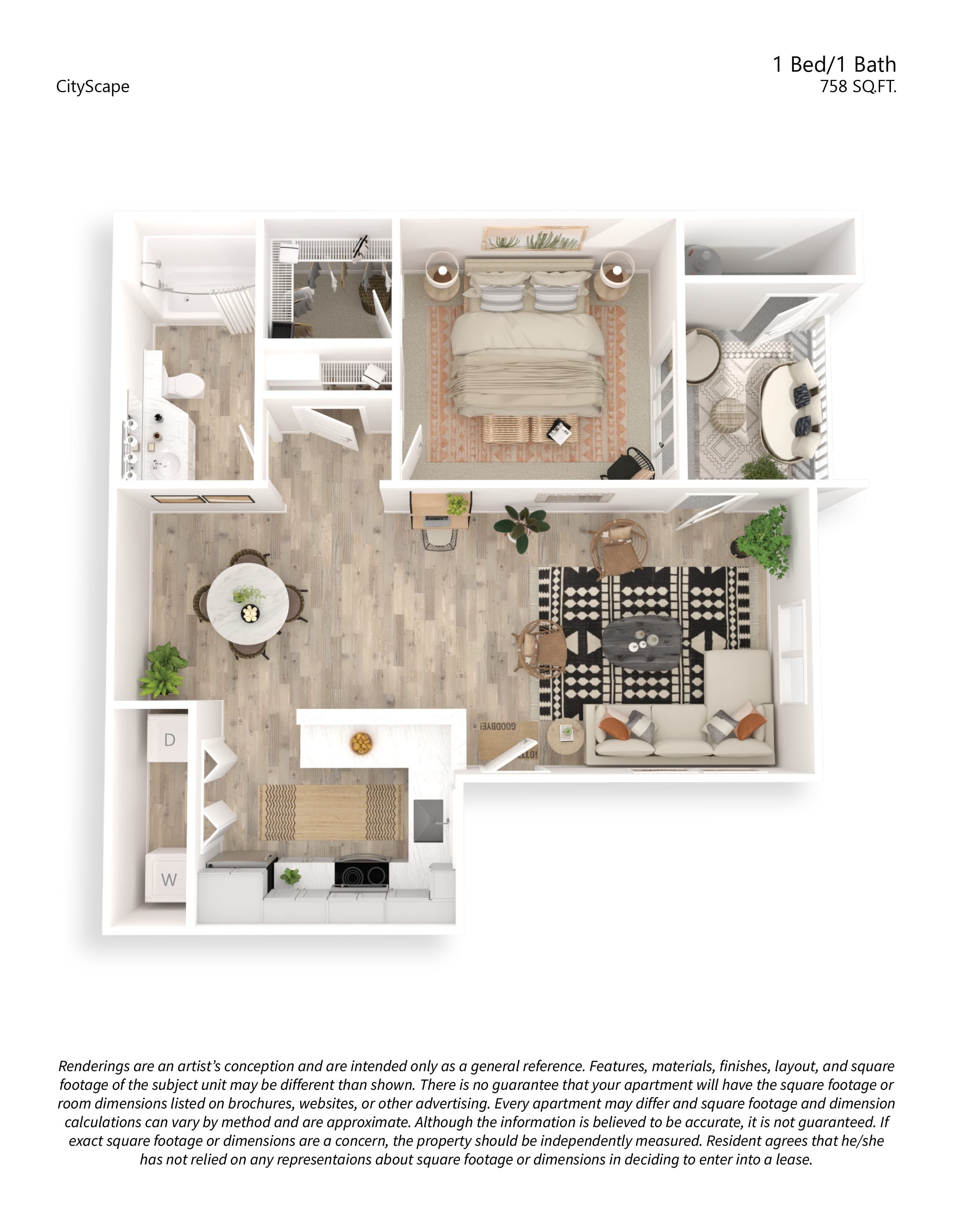 A1 floor plan