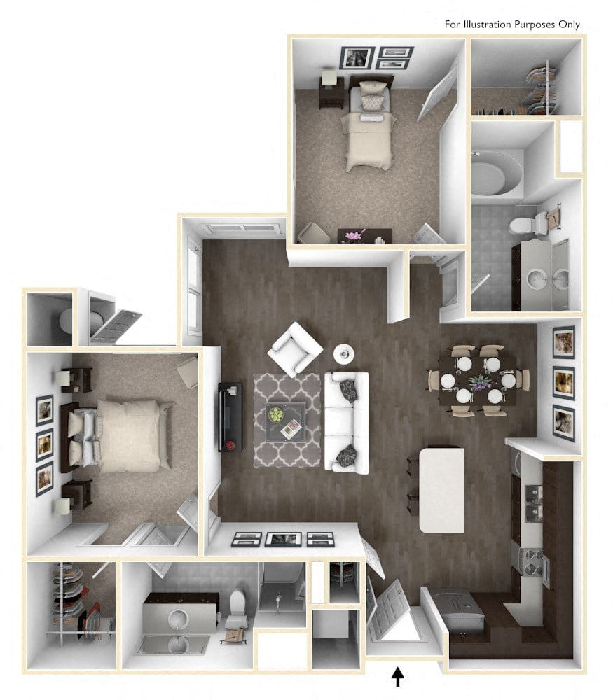B4 2x2 floor plan