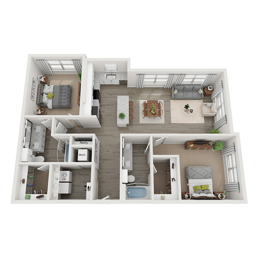 B2 floor plan