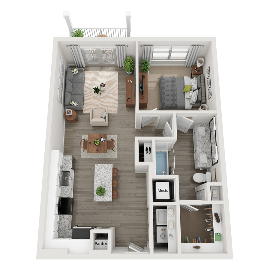 A1 floor plan
