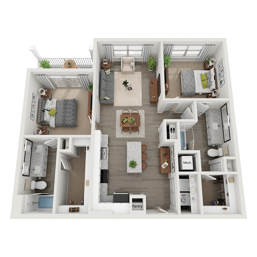 B1 140 floor plan