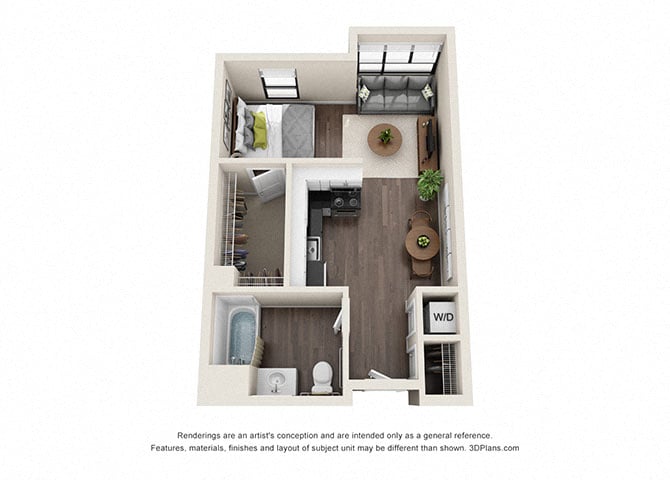 STUDIO E2.1 floor plan