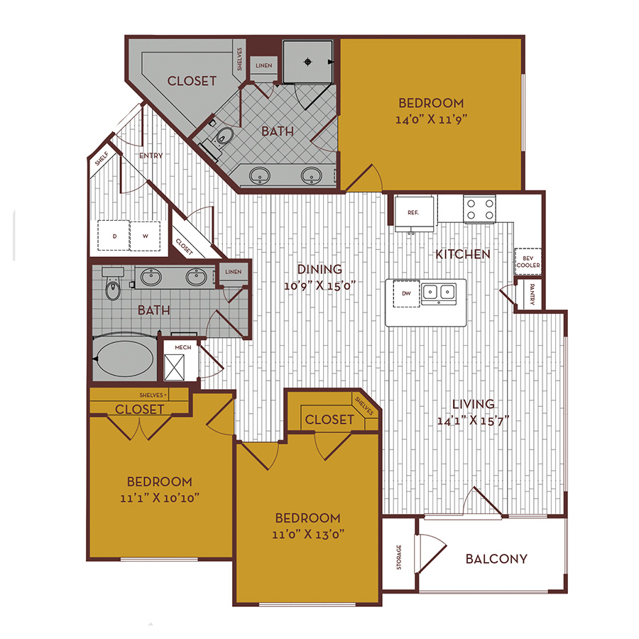 D1 floor plan