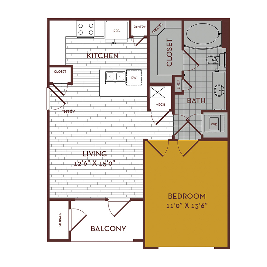 A2 floor plan