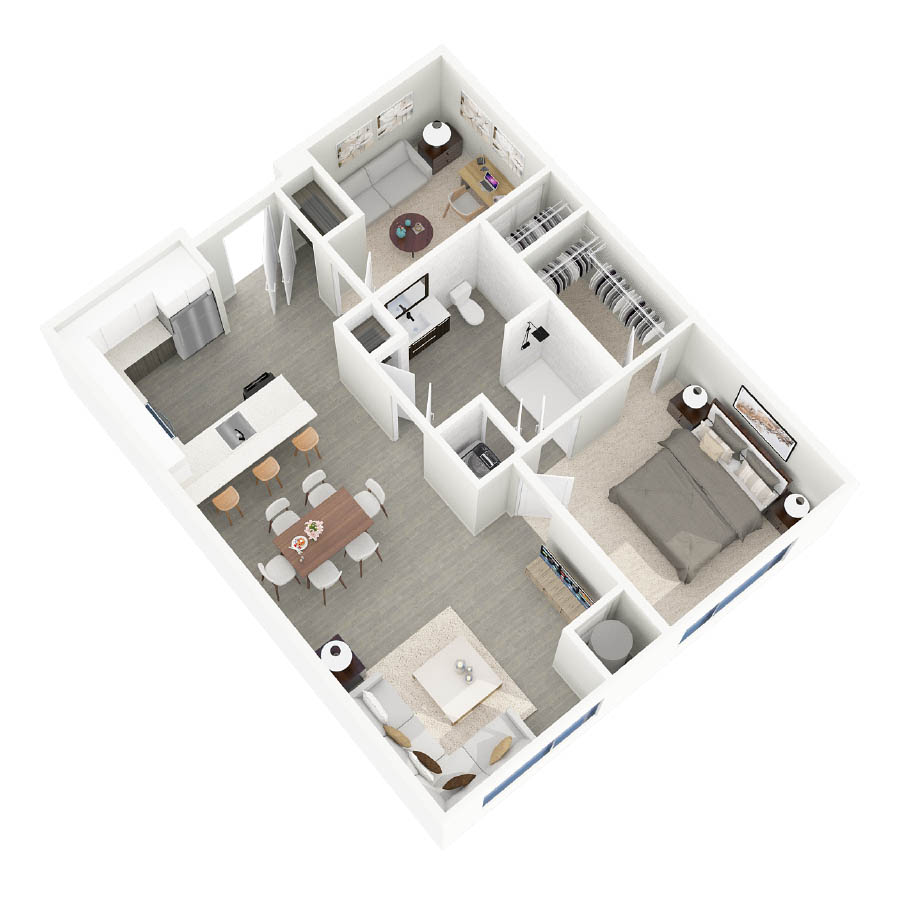 D floor plan