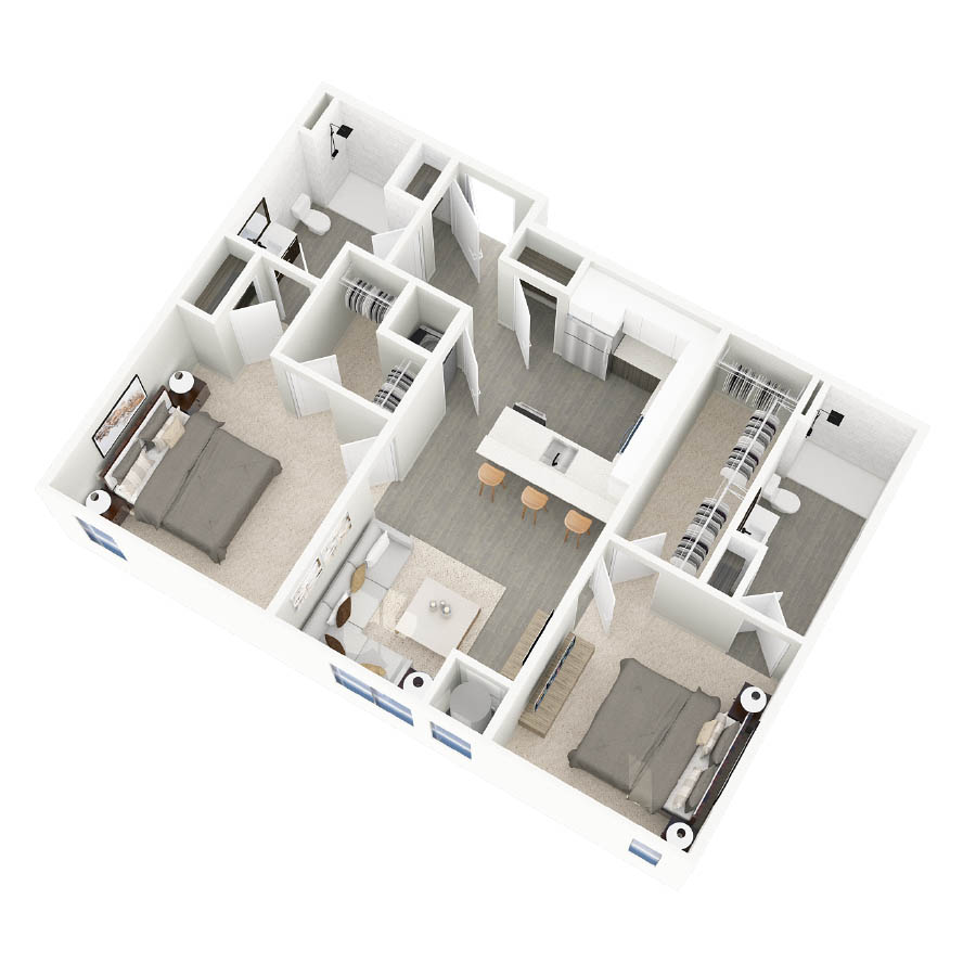 H floor plan