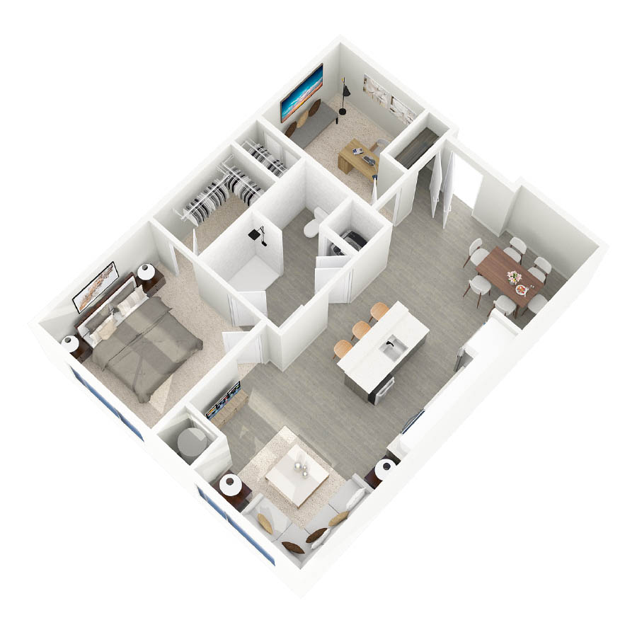 E floor plan