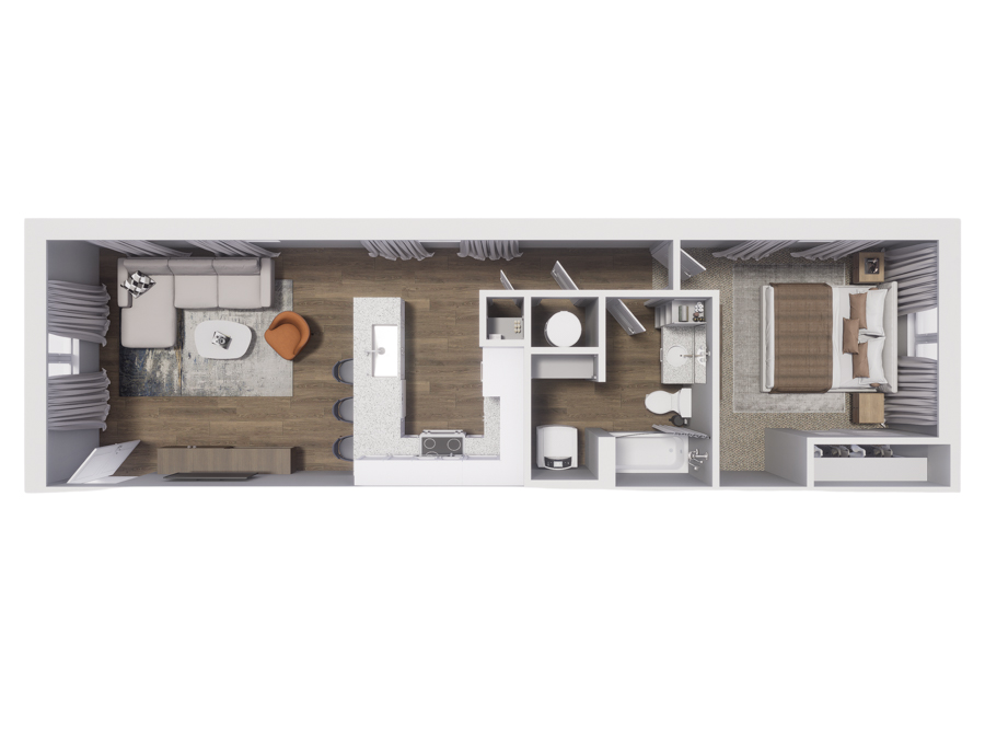 A2 floor plan