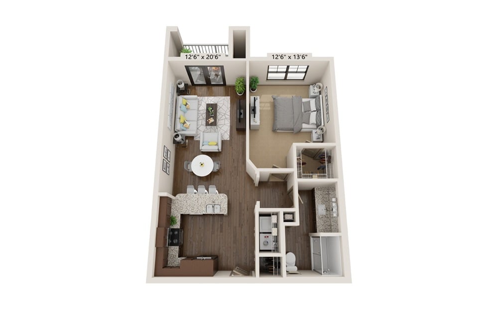 A2 floor plan