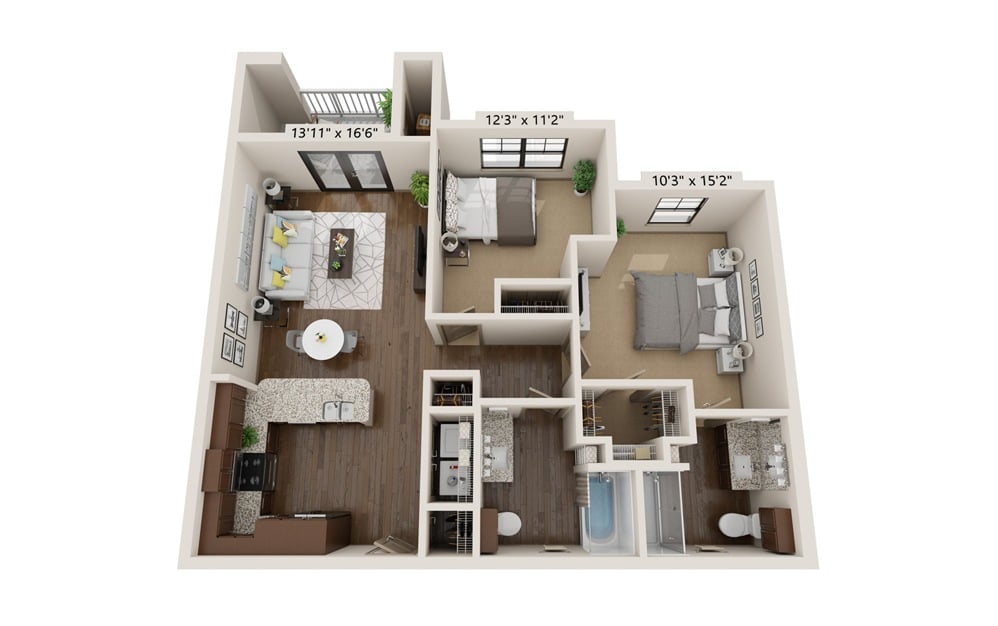 B2 floor plan