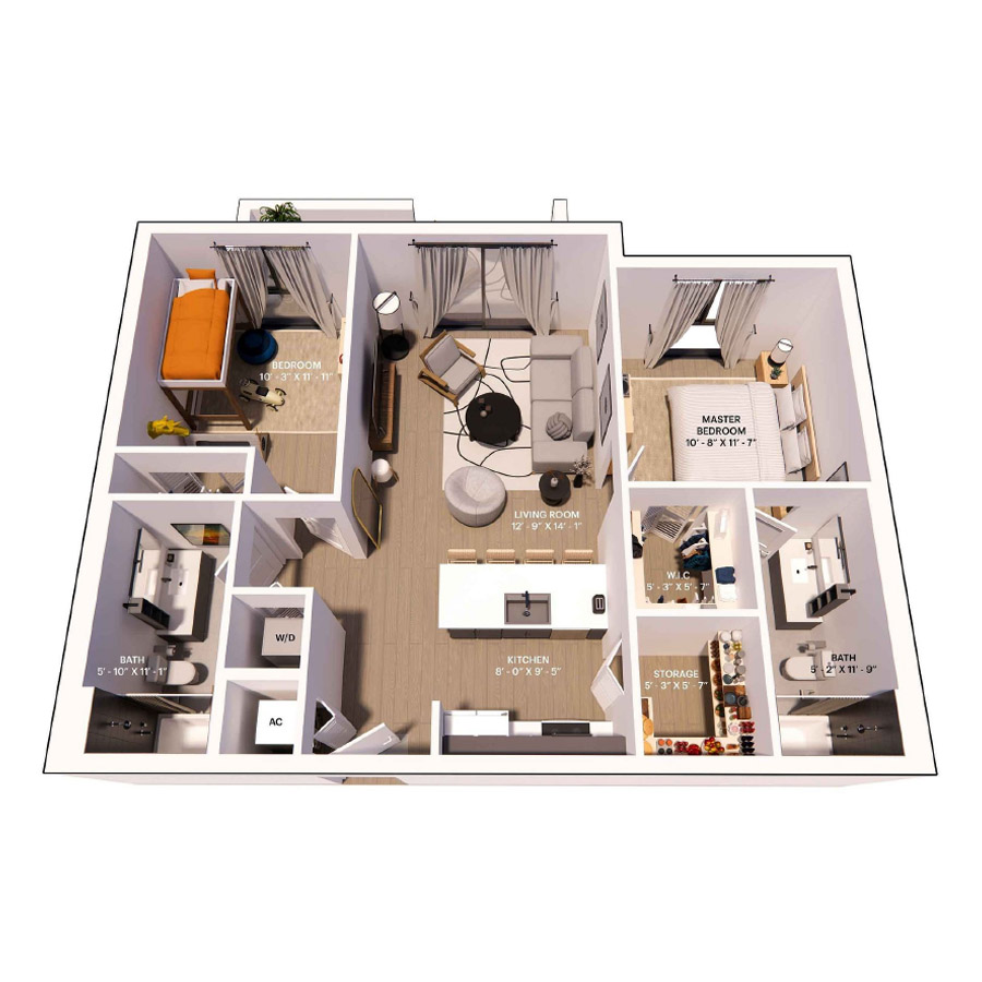 B2 floor plan