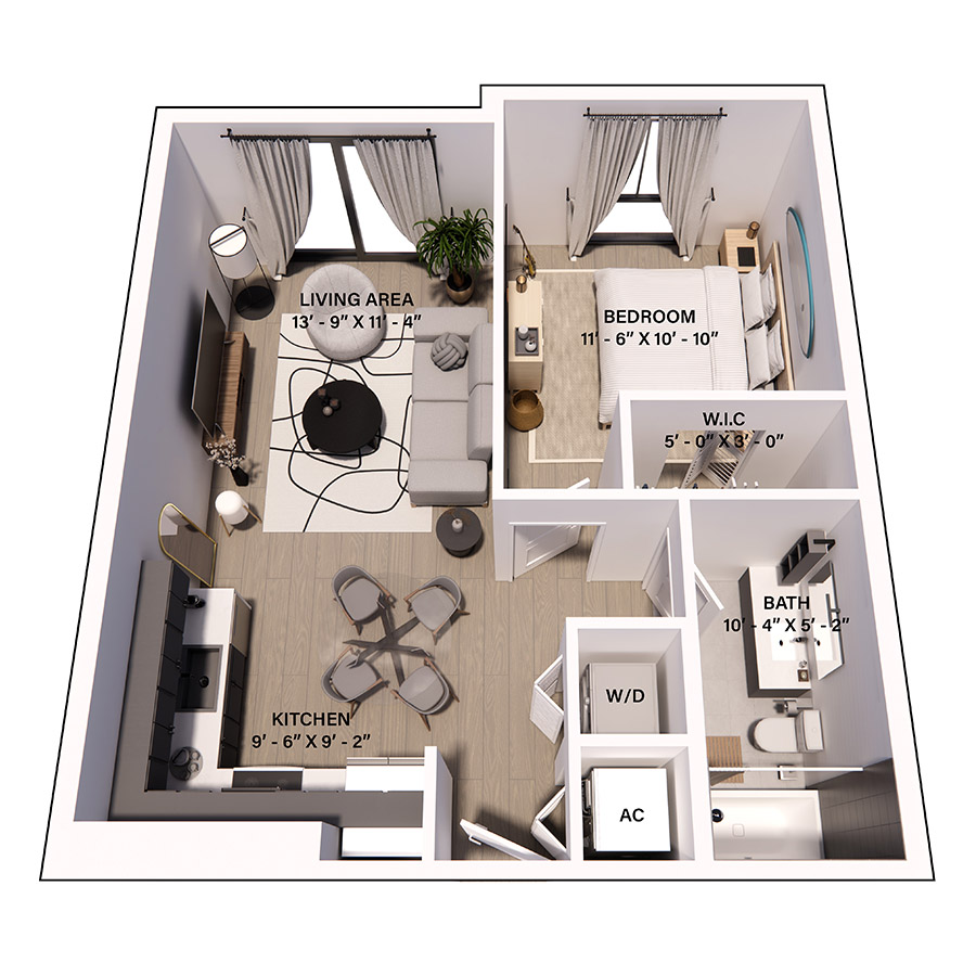 A4-P floor plan