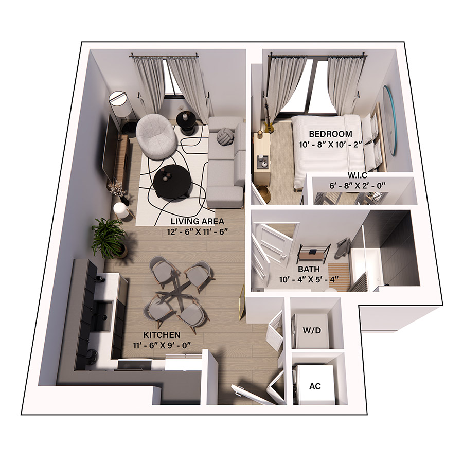 A1-P floor plan