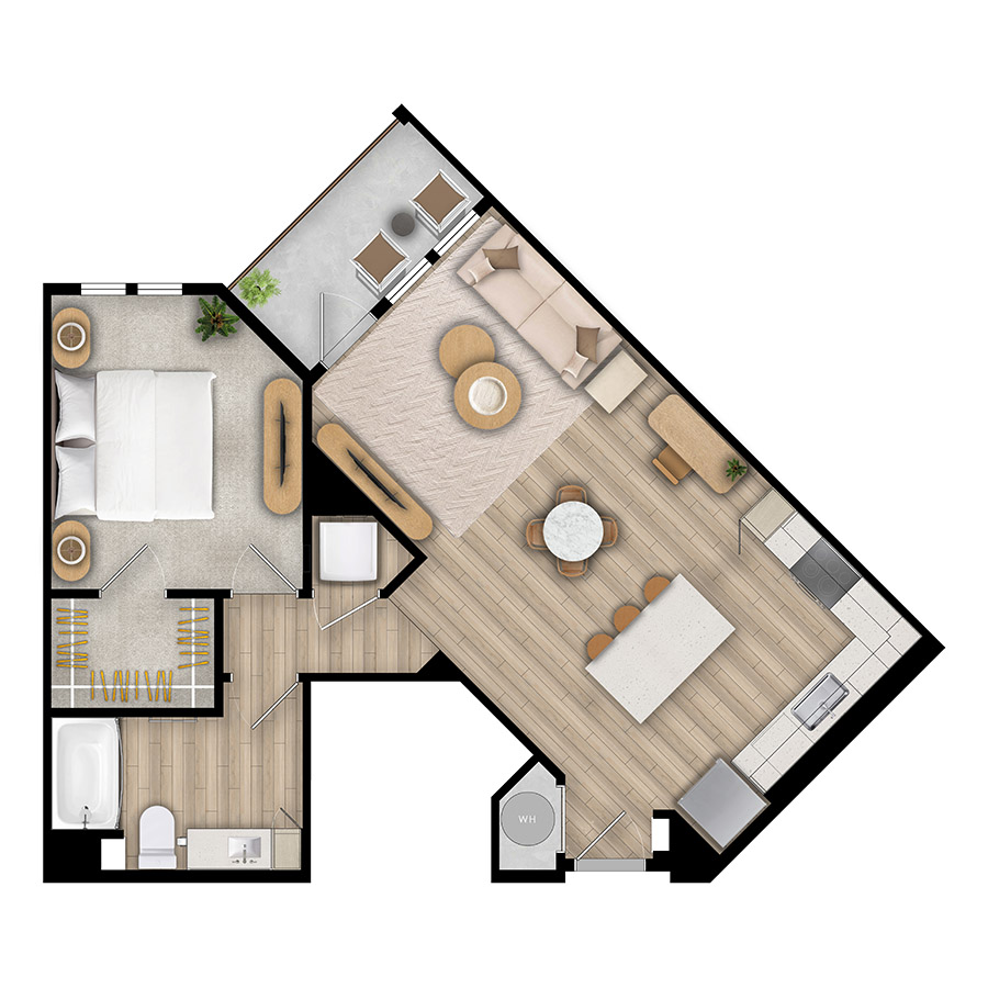 A2 floor plan