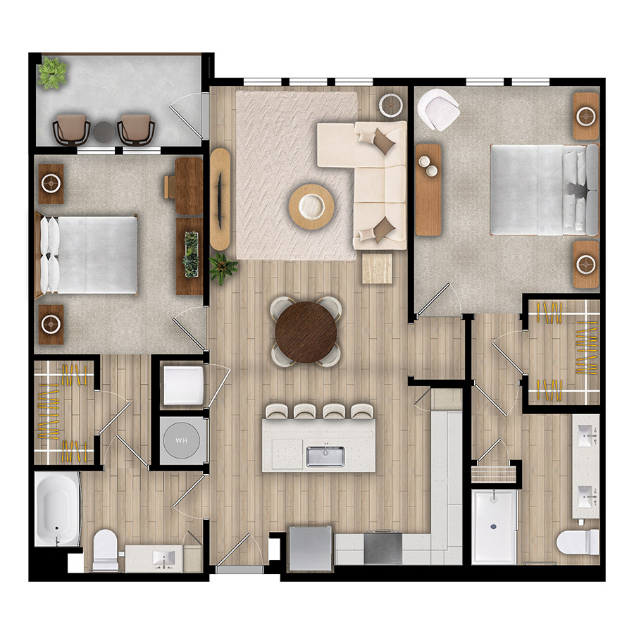 B2 floor plan
