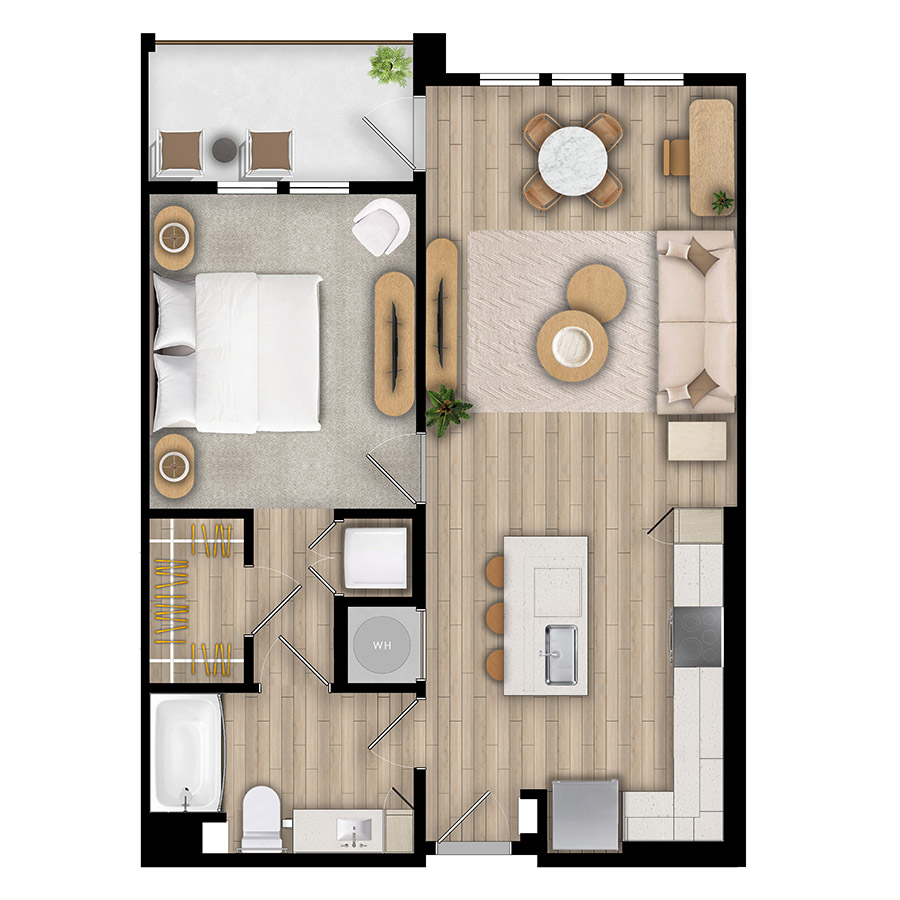 A1 floor plan