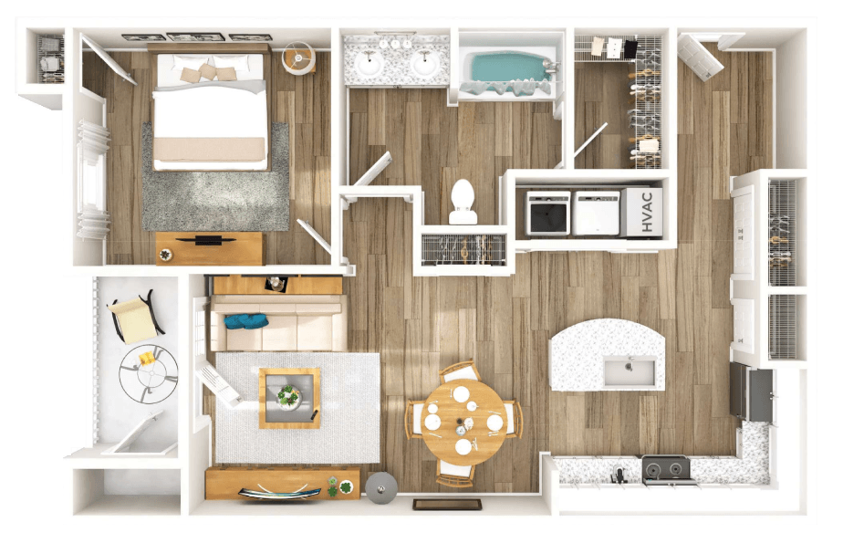 The Anderson floor plan