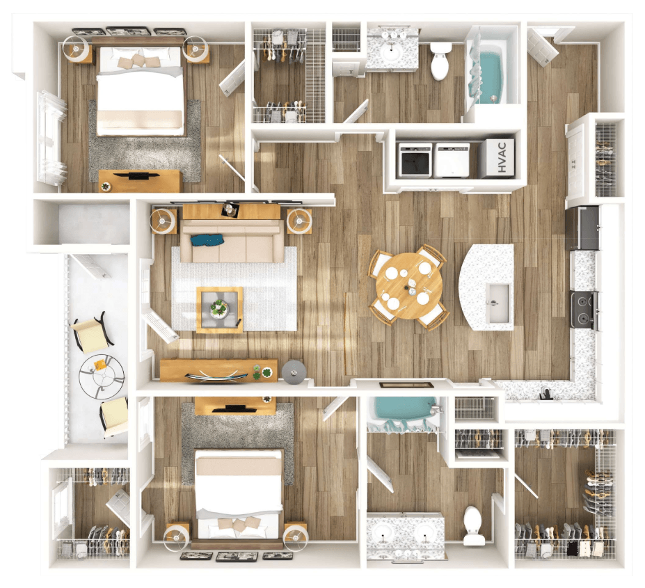 The Cliffs floor plan