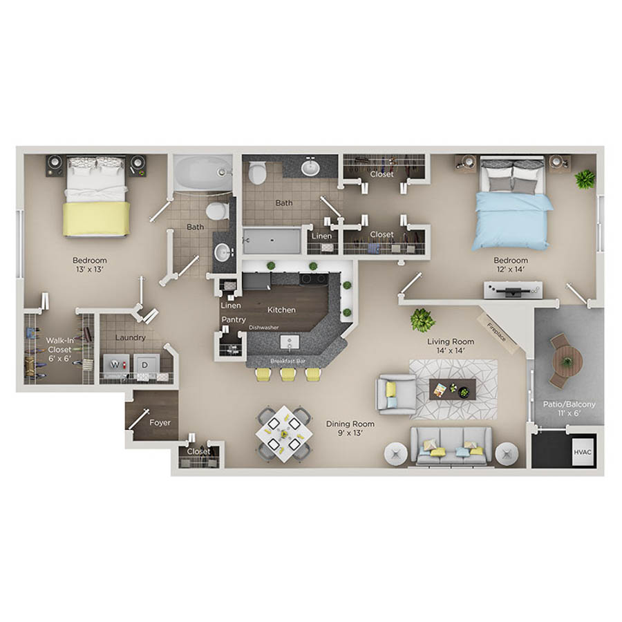 B2R floor plan