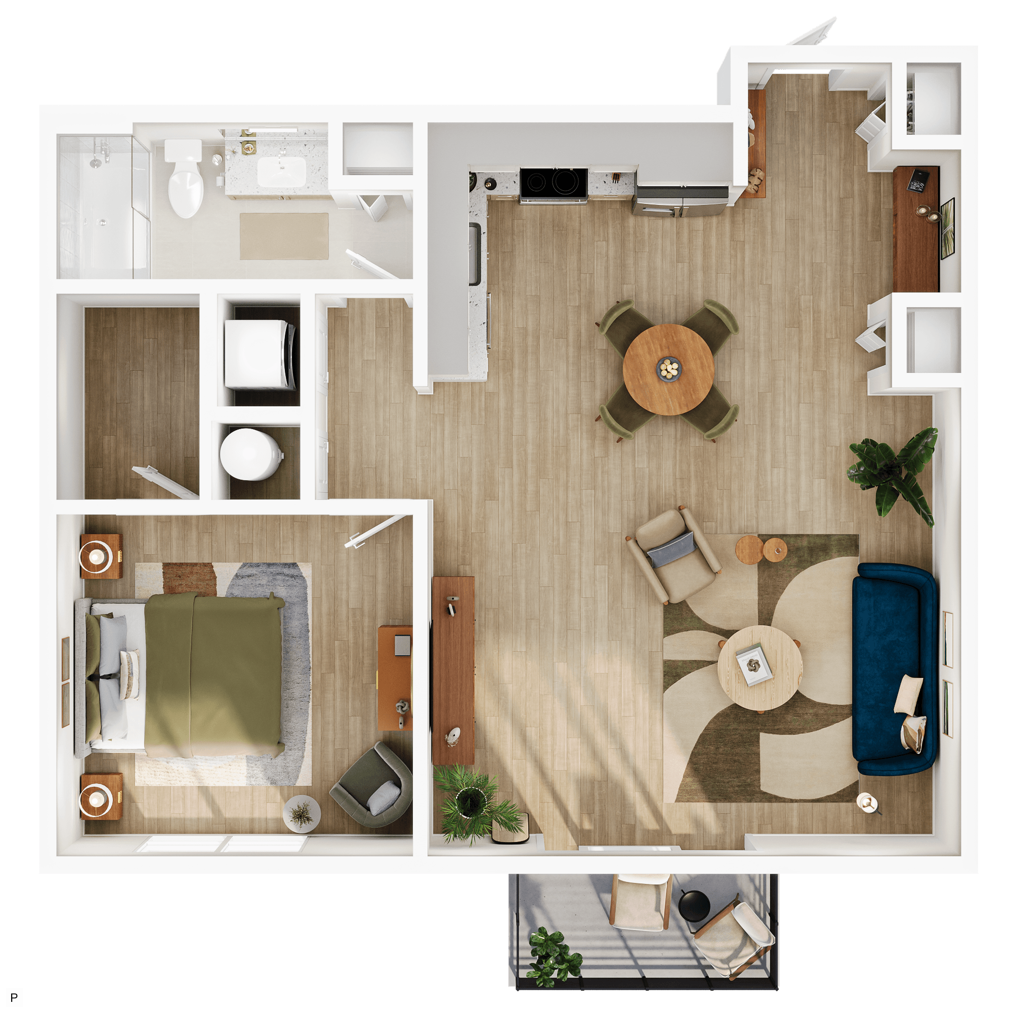 P floor plan
