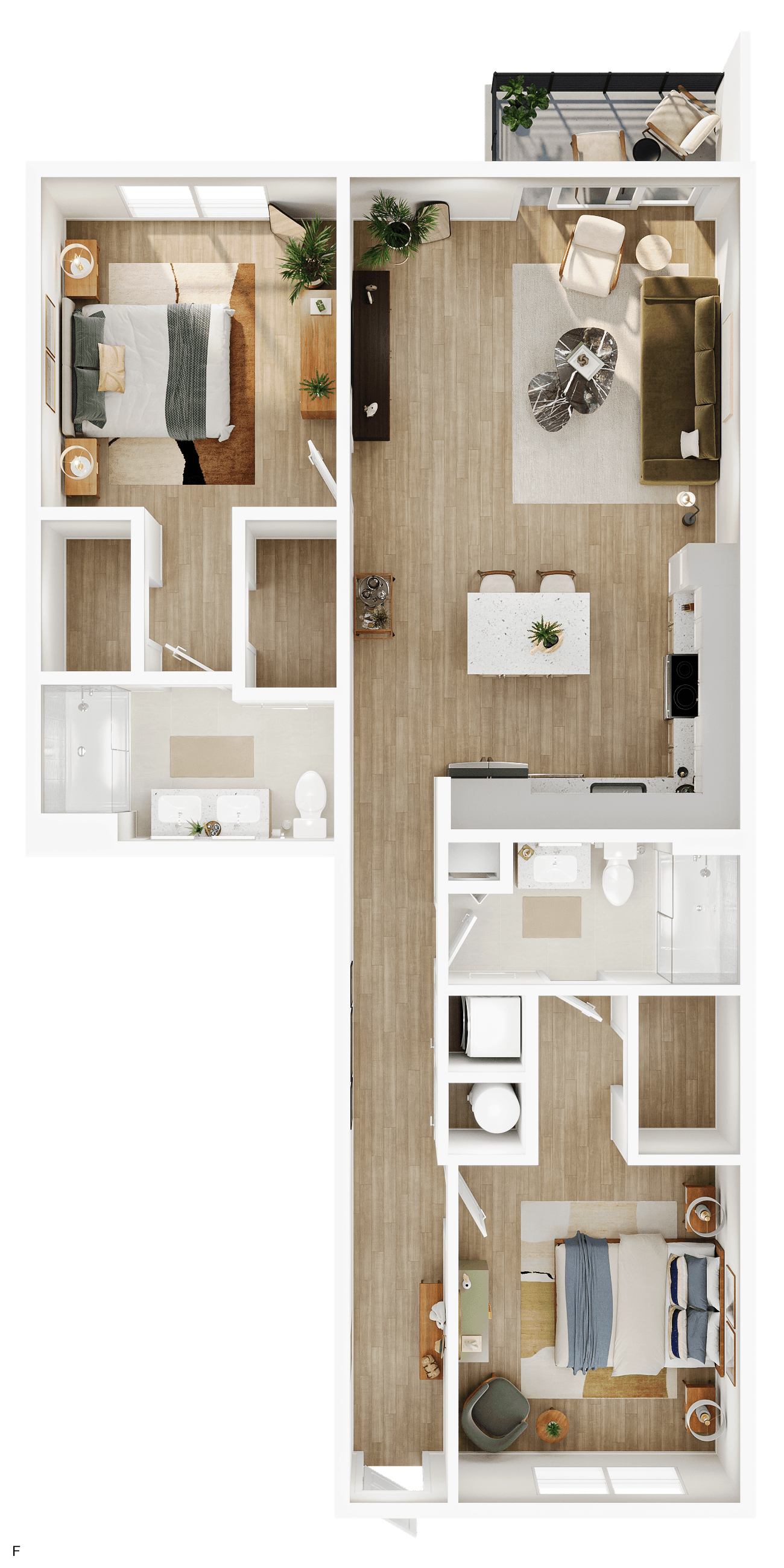 F floor plan