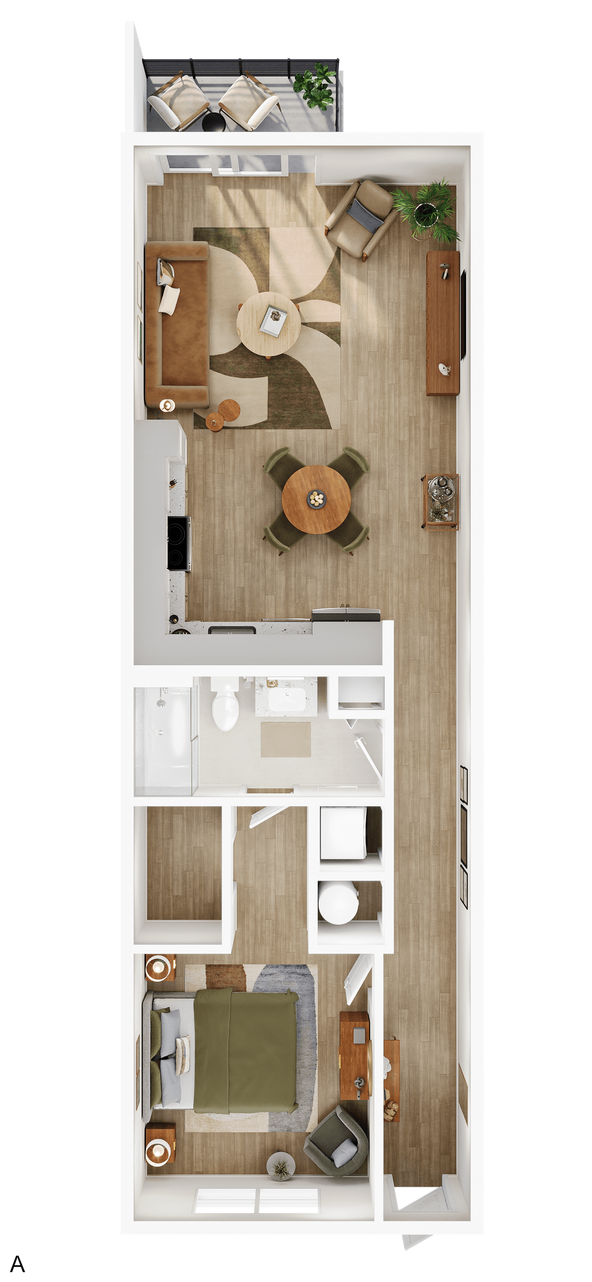 A floor plan