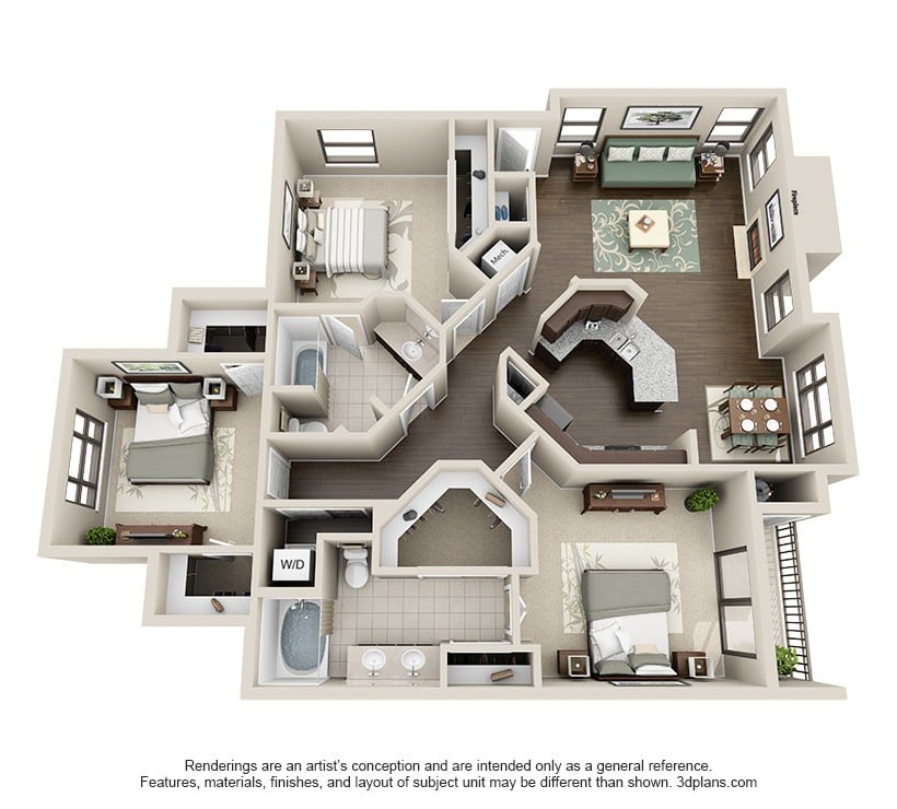 Elle C1 floor plan