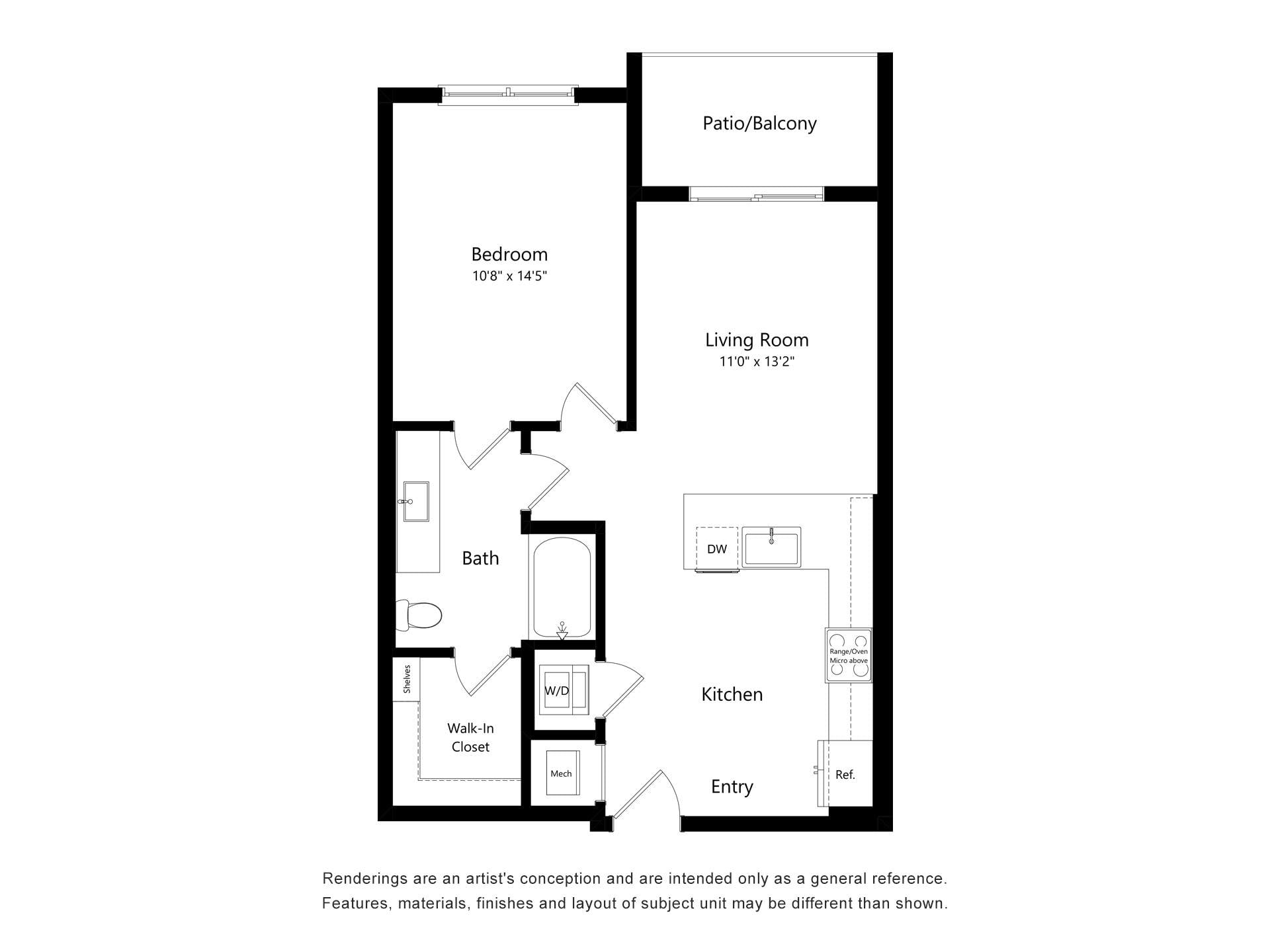A1.0 floor plan
