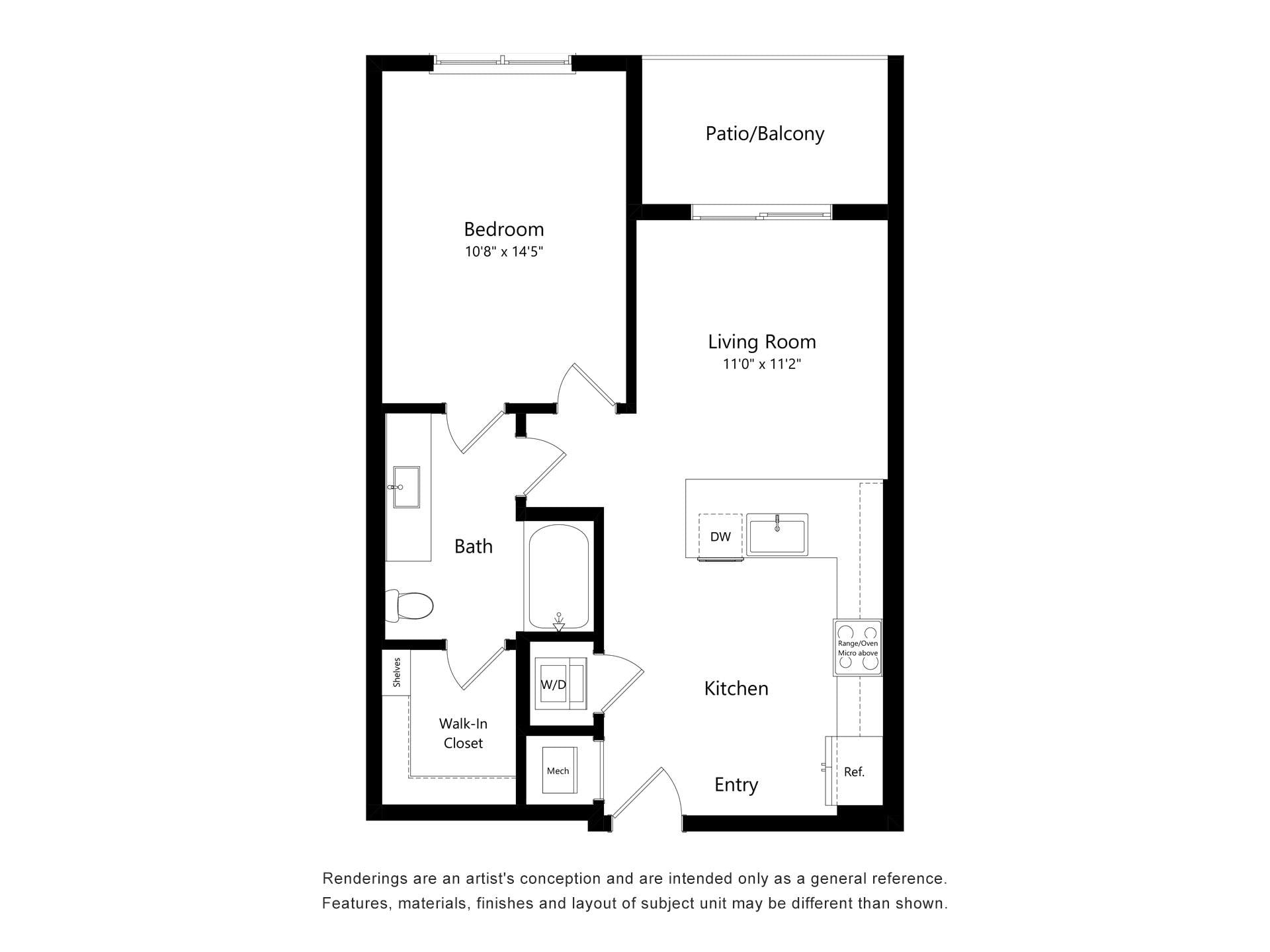 A1.1 floor plan