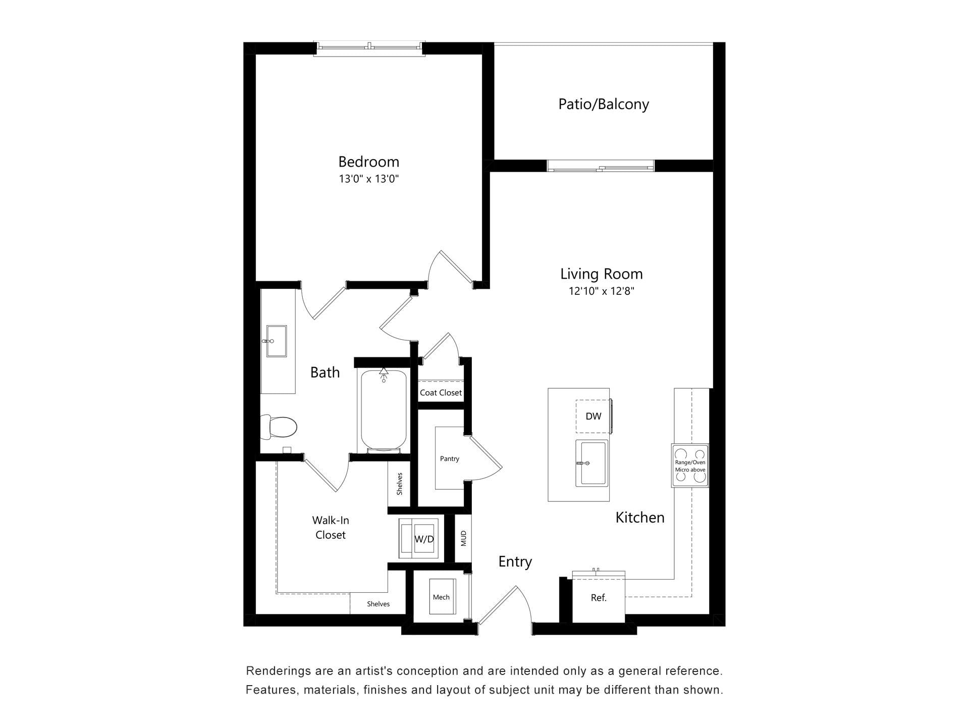 A2.1 floor plan