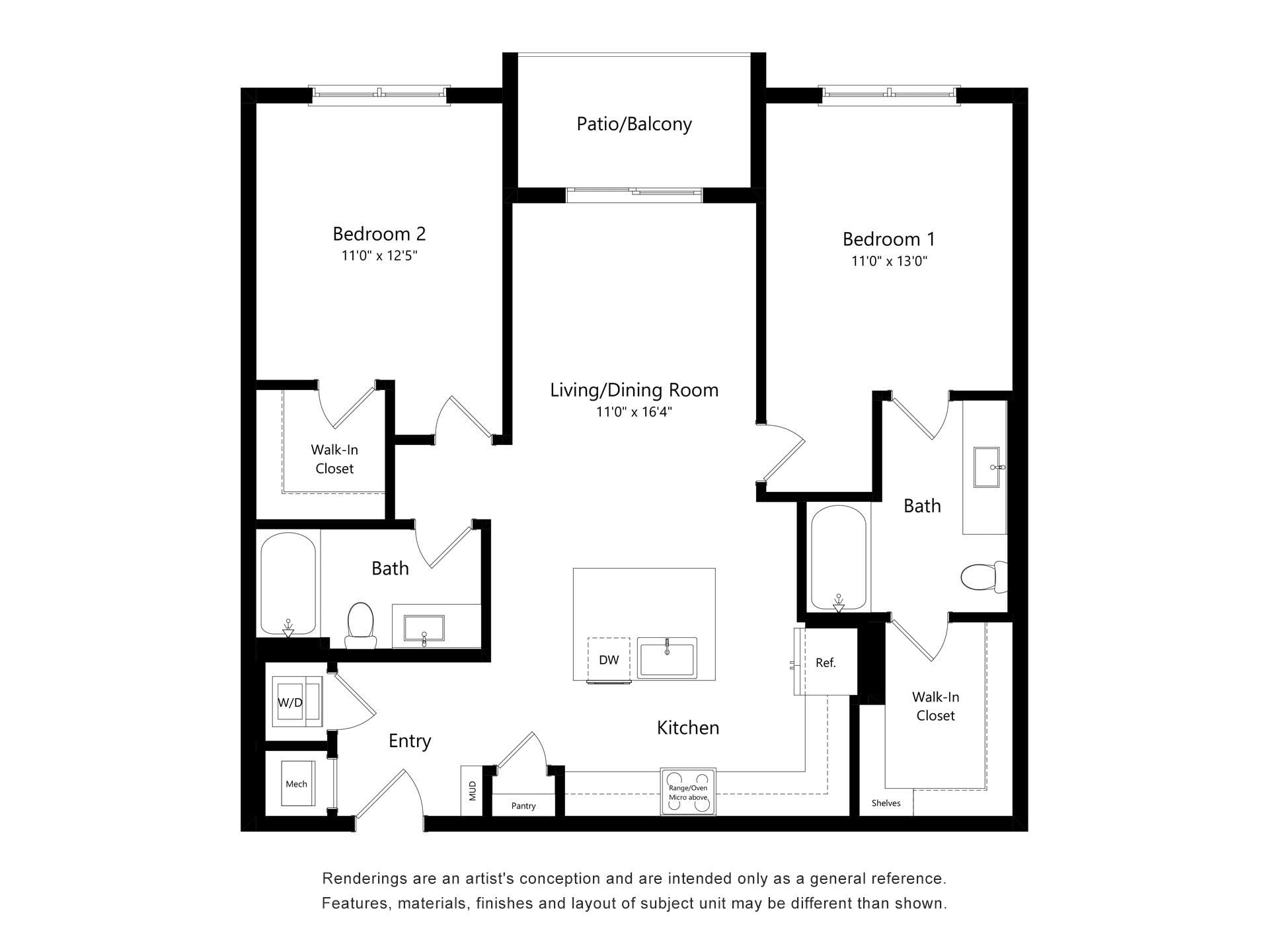B1.0 floor plan