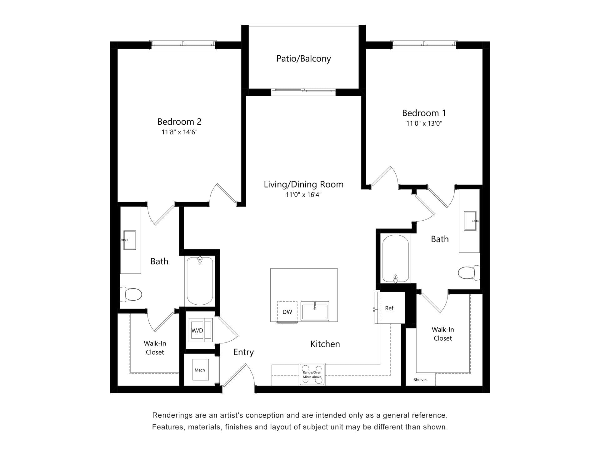 B2.0 floor plan