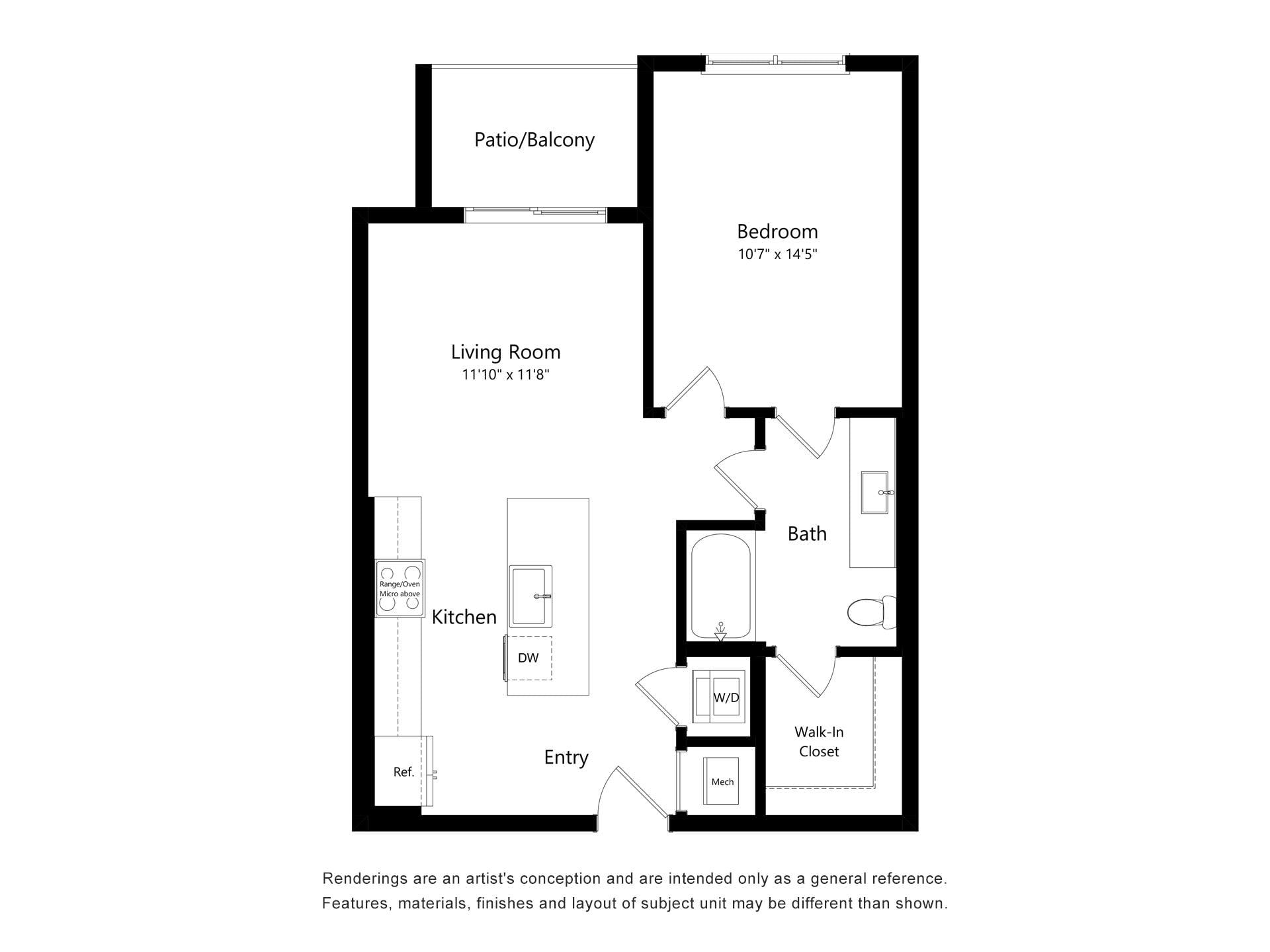 A5.0 floor plan