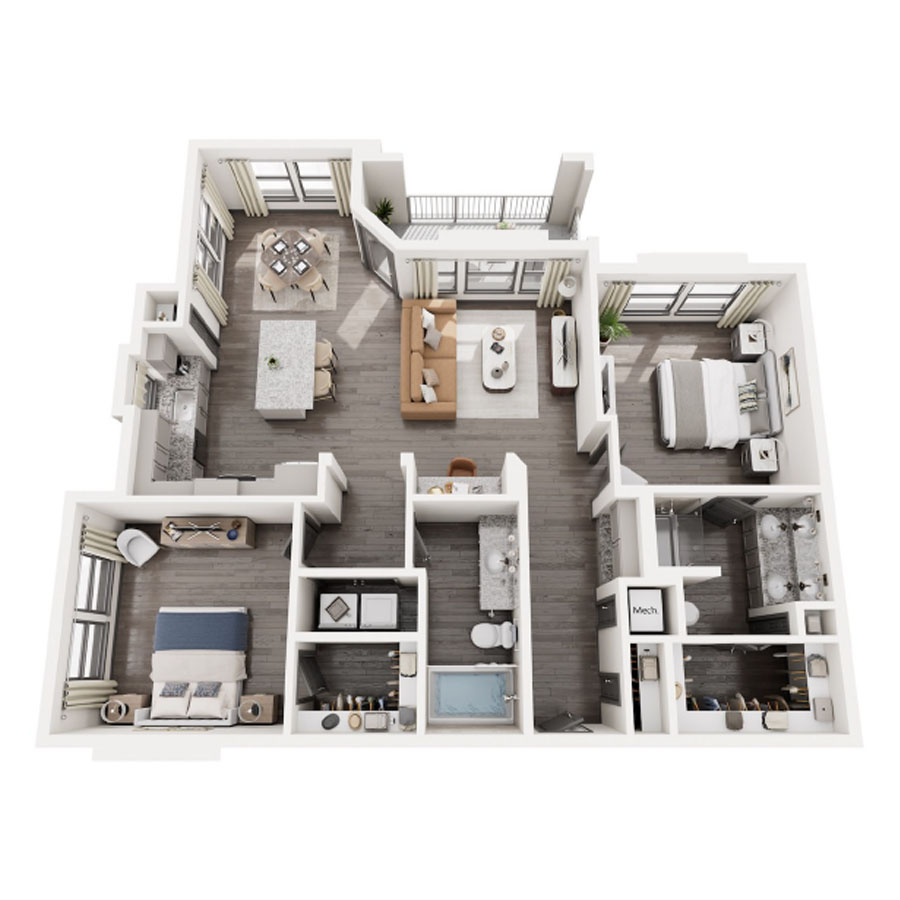 B4 floor plan