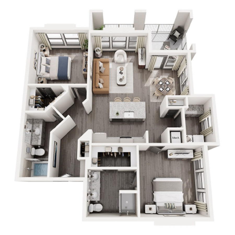 B2 floor plan