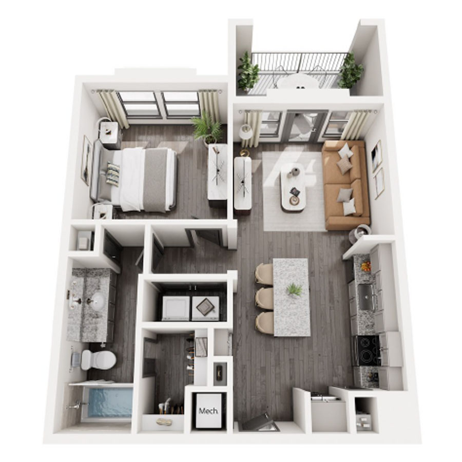 A1 floor plan