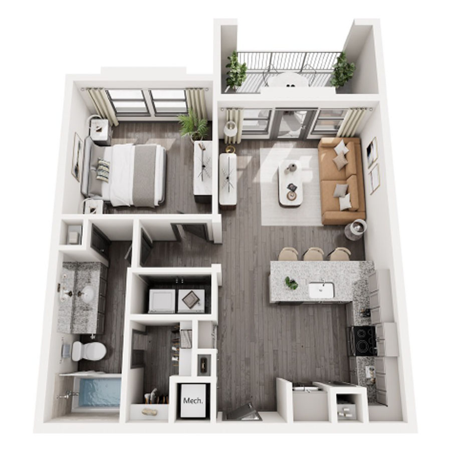 A2 floor plan